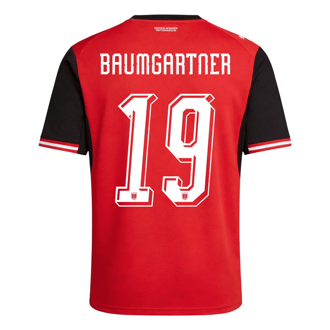 Austria World Cup Trikot Heim 2026 BAUMGARTNER #19