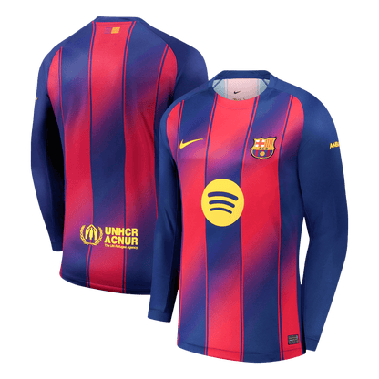 Barcelona Langarm Trikot Heim 2025/26