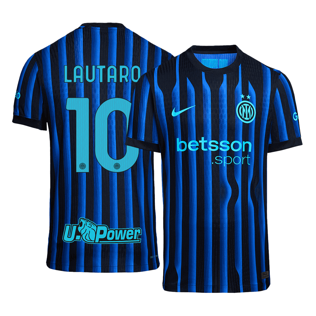 Inter Milan Player Version Trikot Heim 2025/26 LAUTARO #10 Slim Fit