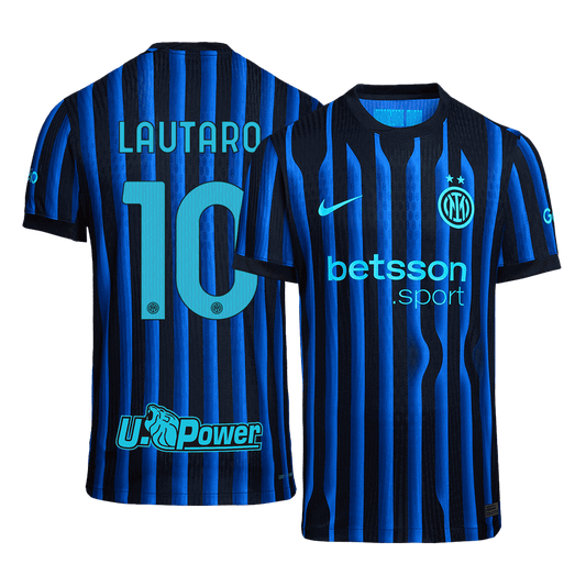 Inter Milan Player Version Trikot Heim 2025/26 LAUTARO #10 Slim Fit