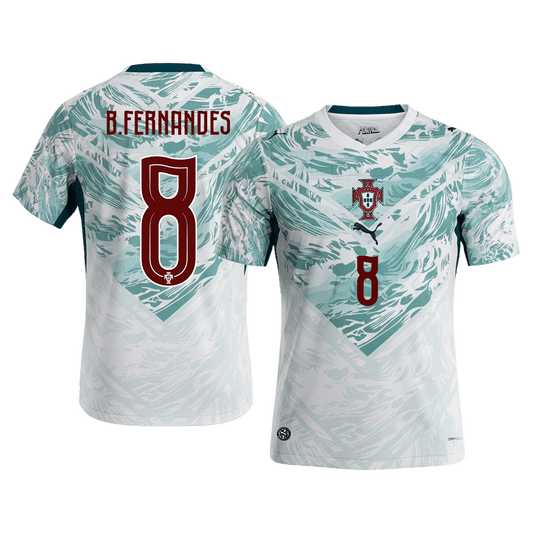 Portugal World Cup Trikot Auswärts 2026 B.FERNANDES #8