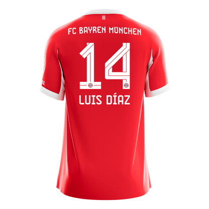 Bayern Munich Trikot Heim 2025/26 LUIS DÍAZ #14 [PREMIUM]
