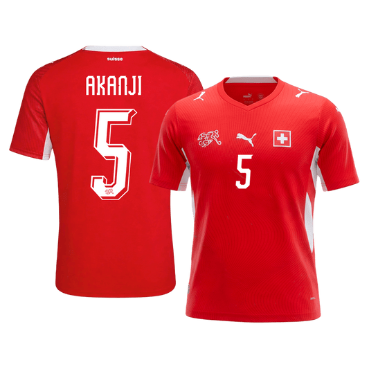 Nati World Cup Trikot Heim 2026 AKANJI #5