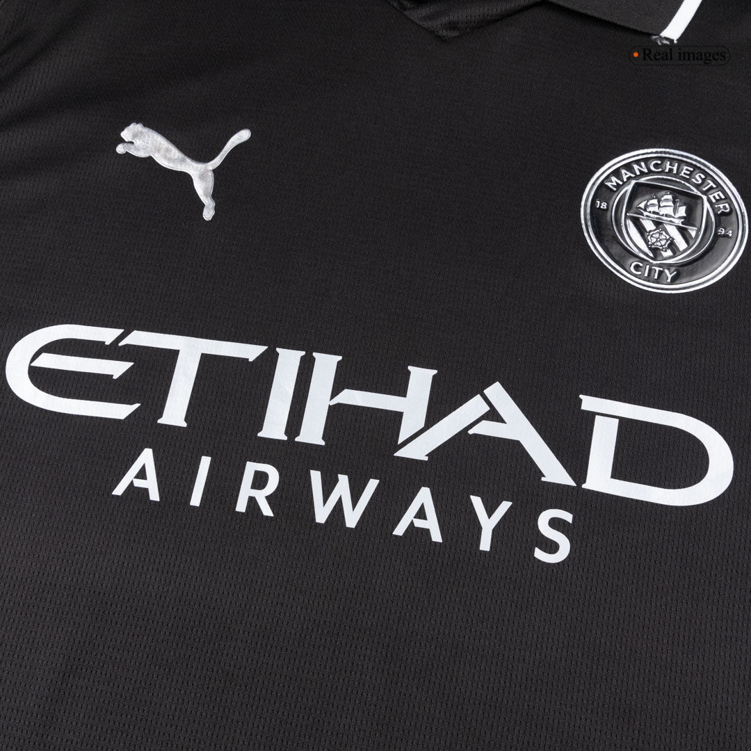 Manchester City Langarm Trikot Auswärts 2025/26