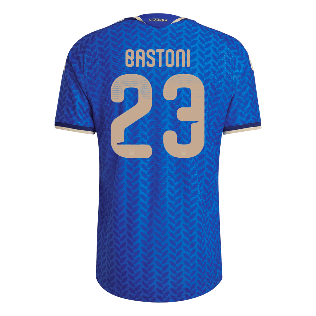 Italy World Cup Player Version Trikot Heim 2026 BASTONI #23 Slim Fit