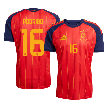 Spain World Cup Trikot Heim 2026 RODRIGO #16 [PREMIUM]