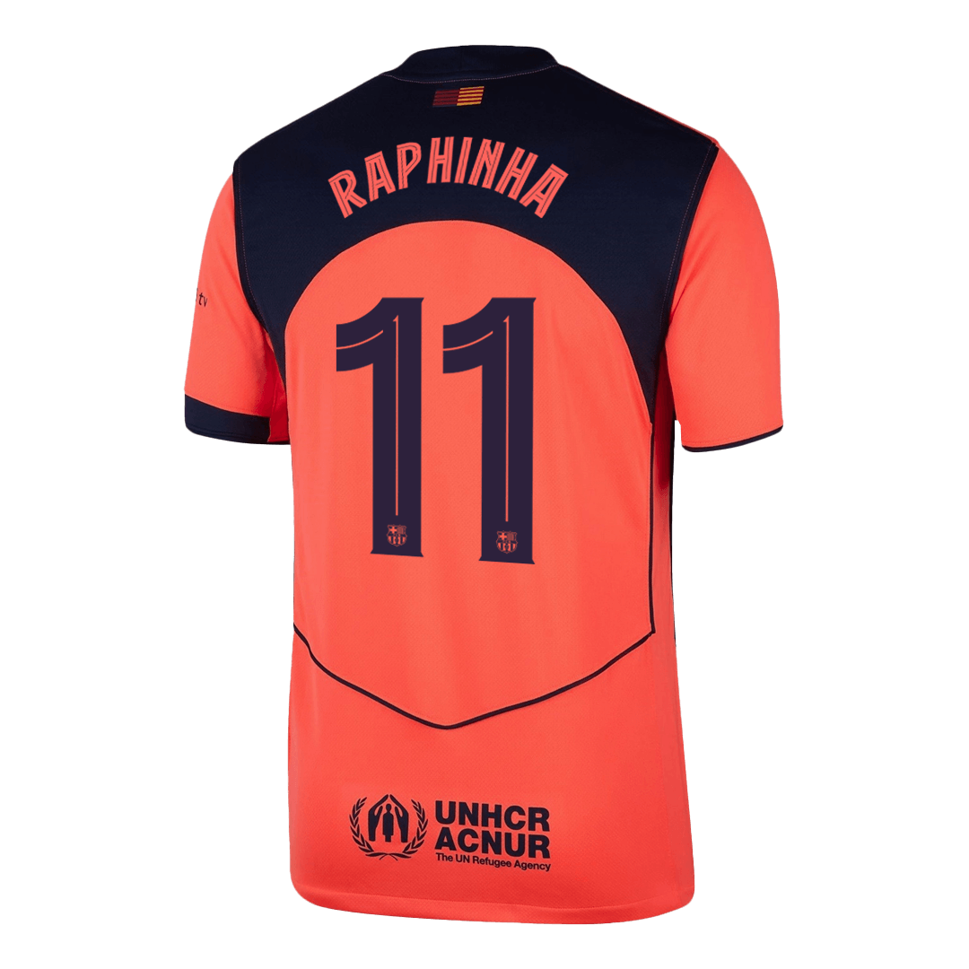 Barcelona Trikot Drittes Auswärts 2025/26 UCL RAPHINHA #11