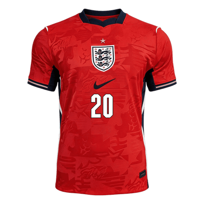 England World Cup Player Version Trikot Auswärts 2026 PALMER #20 Slim Fit