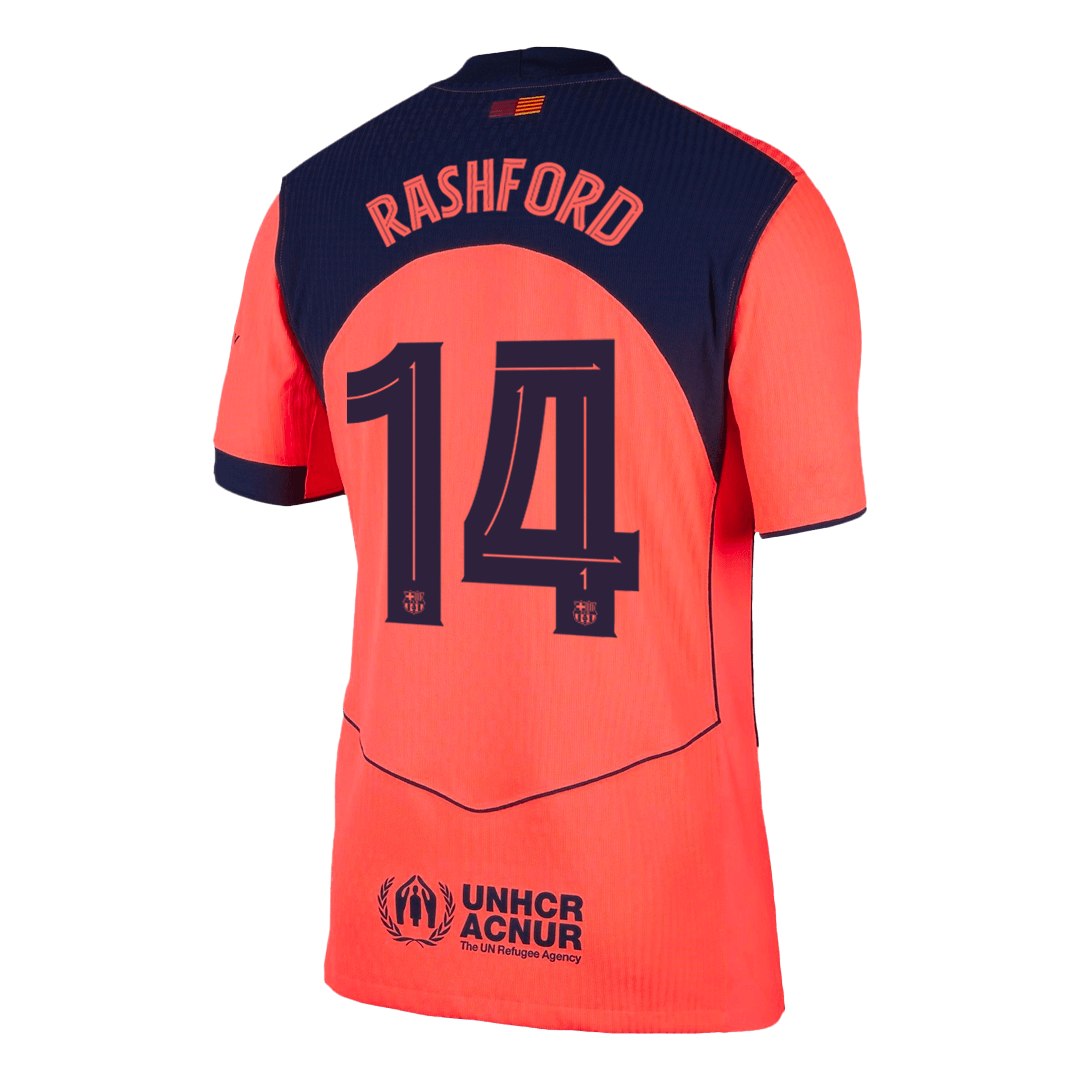 Barcelona Player Version Trikot Drittes Auswärts 2025/26 UCL RASHFORD #14 Slim Fit