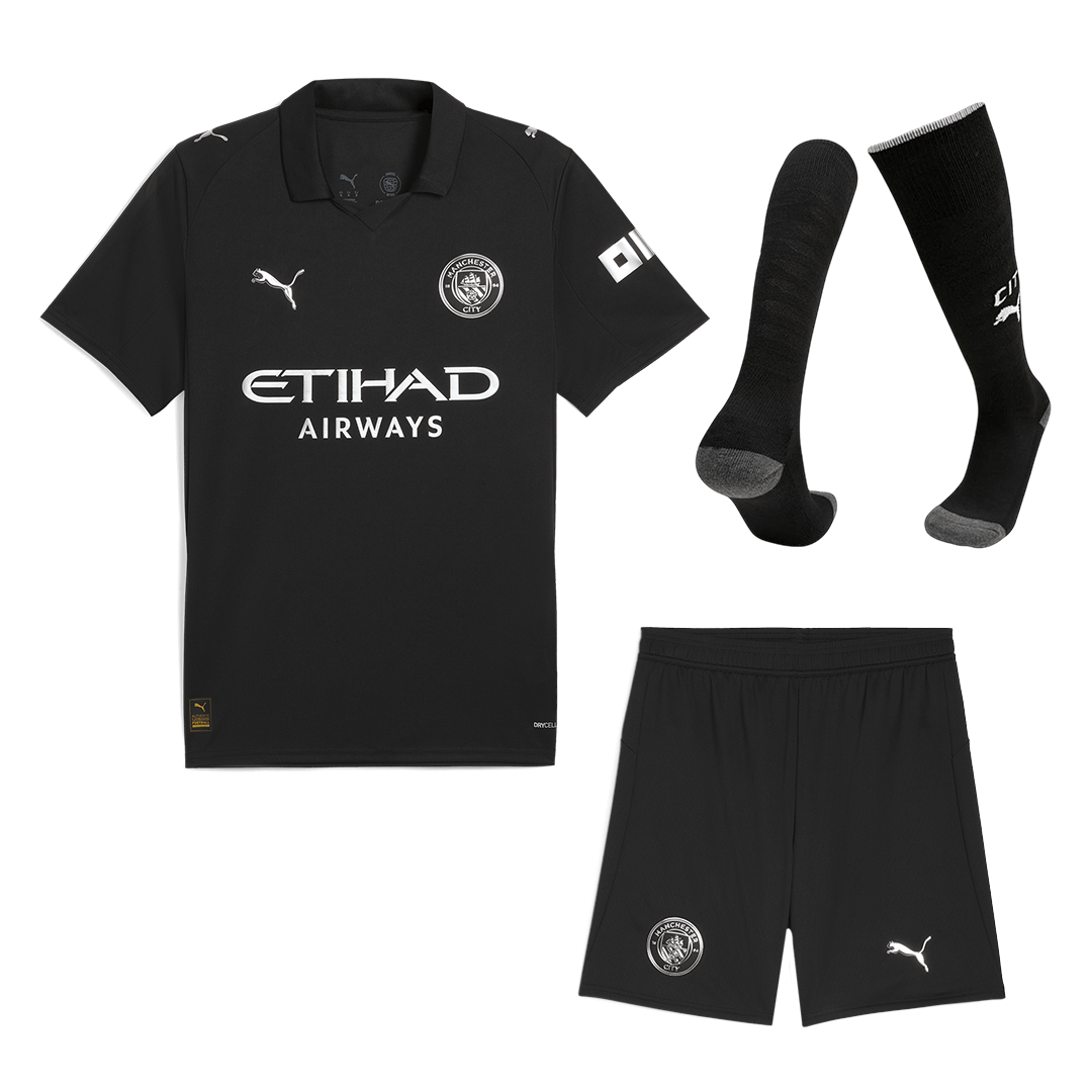 Manchester City Trikot Komplett-Set Auswärts 2025/26