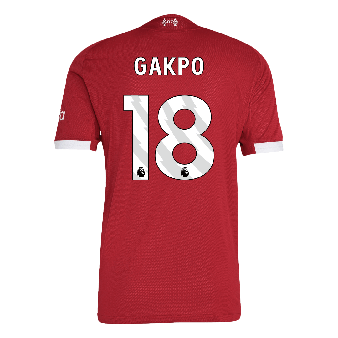 Liverpool Player Version Trikot Heim 2025/26 GAKPO #18 Slim Fit