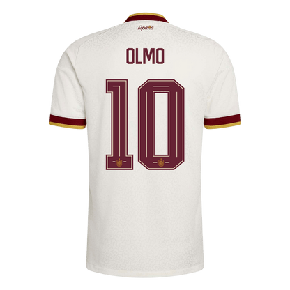 Spain World Cup Player Version Trikot Auswärts 2026 OLMO #10 Slim Fit