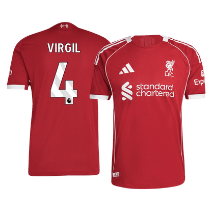 Liverpool Player Version Trikot Heim 2025/26 VIRGIL #4 Slim Fit