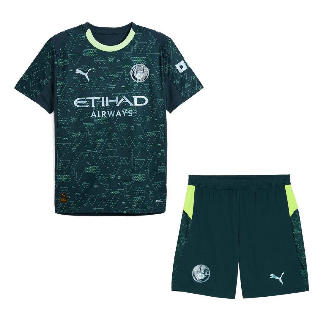 Manchester City Trikot Set Viertes Auswärts 2025/26