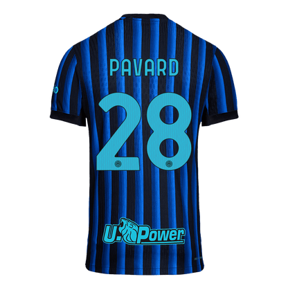 Inter Milan Player Version Trikot Heim 2025/26 PAVARD #28 Slim Fit