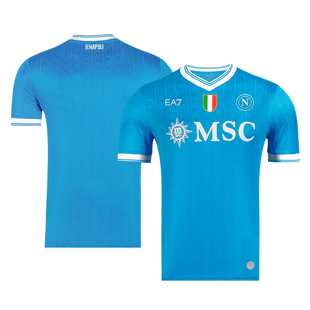 Napoli Player Version Trikot Heim 2025/26 Slim Fit