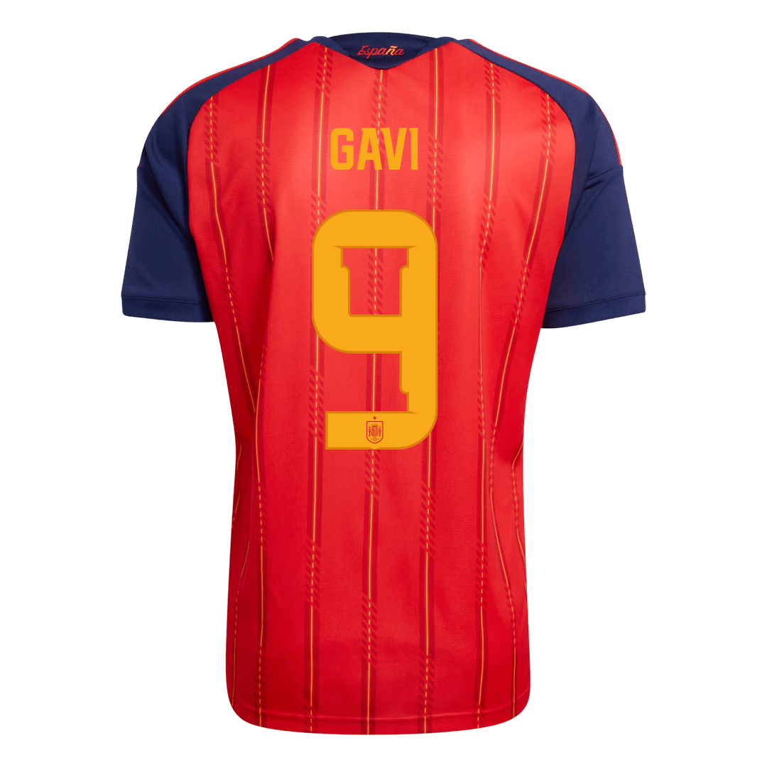 Spain World Cup Trikot Heim 2026 GAVI #9 [PREMIUM]