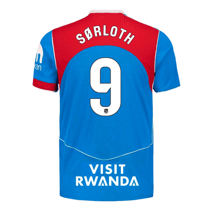 Atletico Madrid Player Version Trikot Drittes Auswärts 2025/26 SØRLOTH #9 Slim Fit