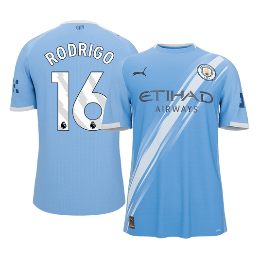Manchester City Trikot Heim 2025/26 RODRIGO #16 [PREMIUM]