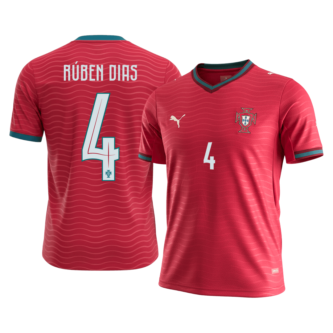 Portugal World Cup Trikot Heim 2026 RÚBEN DIAS #4