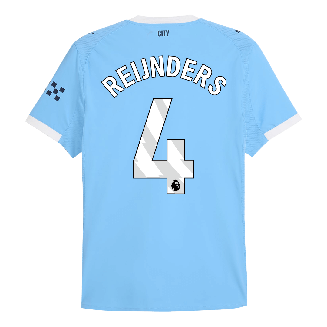 Manchester City Player Version Trikot Heim 2025/26 REIJNDERS #4 Slim Fit