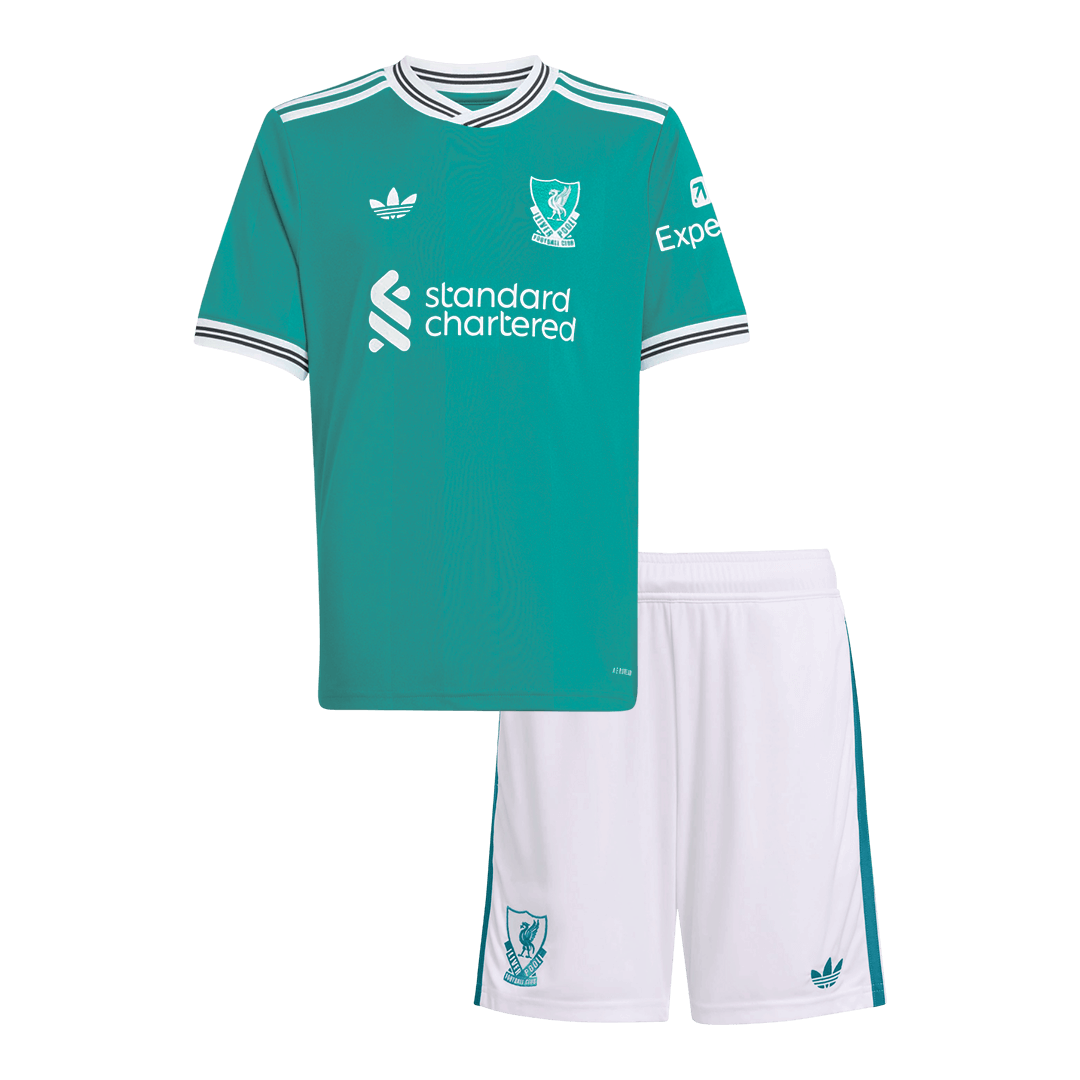 Liverpool Kinder Trikot Set Drittes Auswärts 2025/26