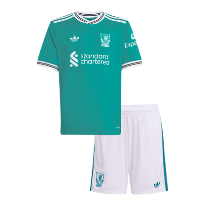 Liverpool Kinder Trikot Set Drittes Auswärts 2025/26