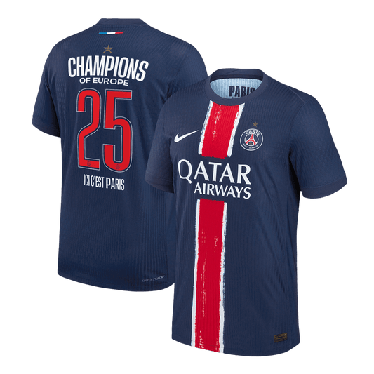 PSG Player Version Trikot Heim 2024/25 CHAMPIONS #25 Slim Fit