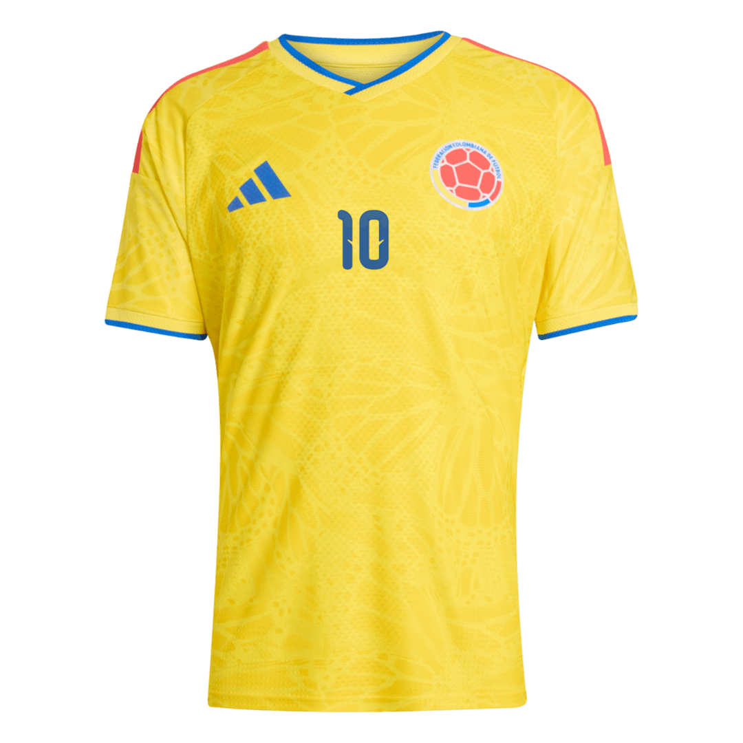 Colombia World Cup Player Version Trikot Heim 2026 JAMES #10 Slim Fit