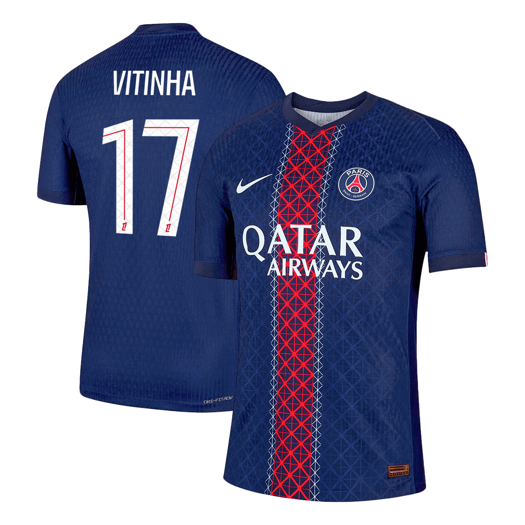 PSG Player Version Trikot Heim 2025/26 VITINHA #17 Slim Fit