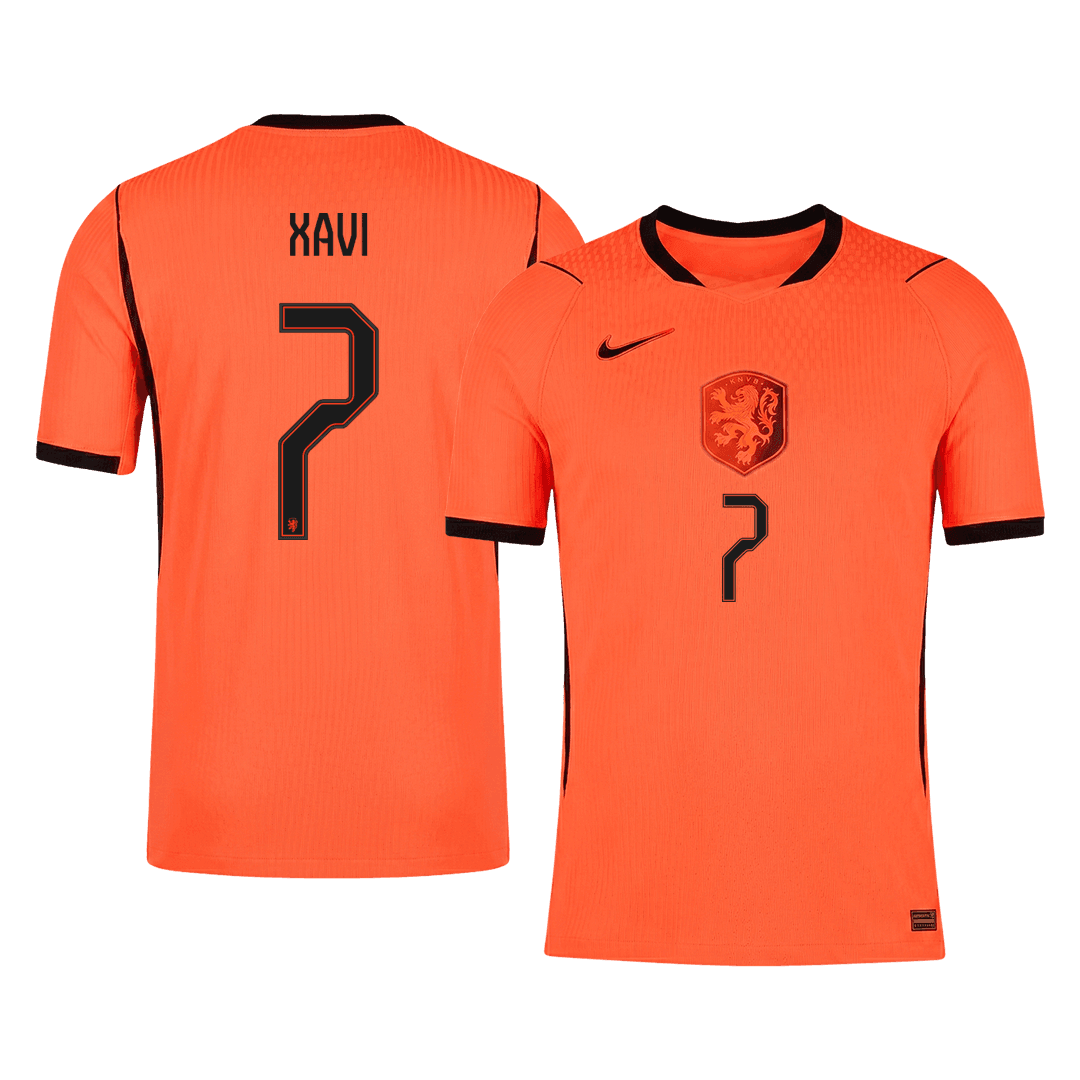 Netherlands World Cup Player Version Trikot Heim 2026 XAVI #7 Slim Fit