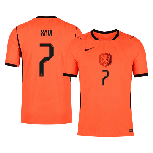 Netherlands World Cup Player Version Trikot Heim 2026 XAVI #7 Slim Fit