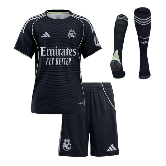 Los Blancos Kinder Trikot Komplett-Set Auswärts 2025/26 [PREMIUM]