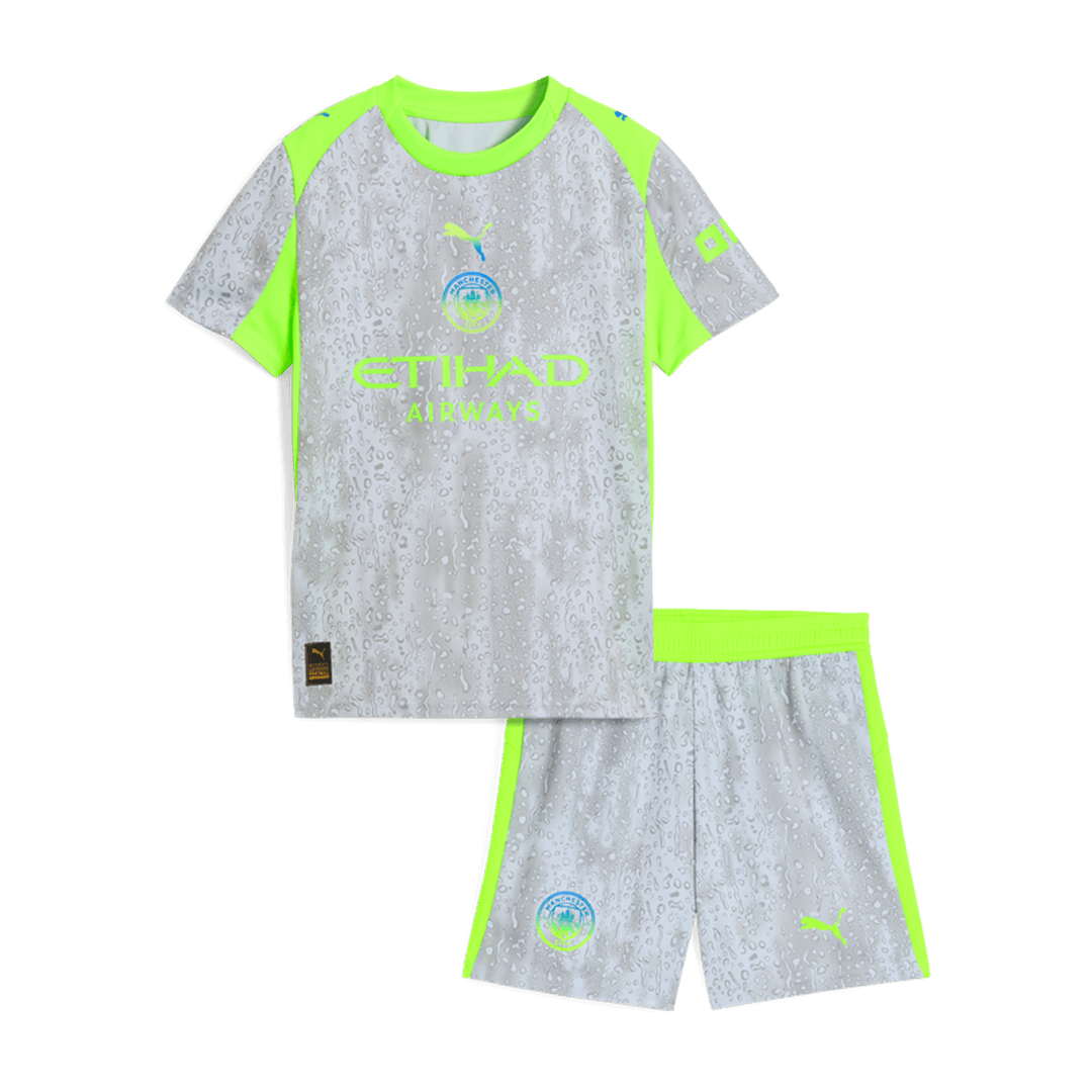 Manchester City Kinder Trikot Set Drittes Auswärts 2025/26