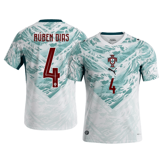 Portugal World Cup Trikot Auswärts 2026 RÚBEN DIAS #4