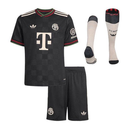 Bayern Munich Kinder Trikot Komplett-Set Drittes Auswärts 2025/26