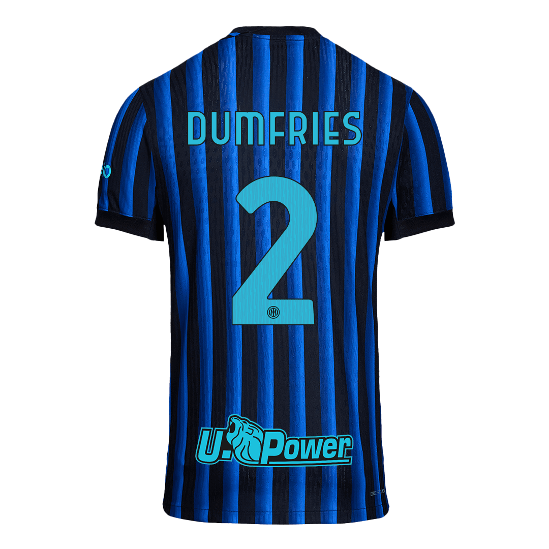 Inter Milan Player Version Trikot Heim 2025/26 DUMFRIES #2 Slim Fit