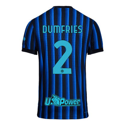 Inter Milan Player Version Trikot Heim 2025/26 DUMFRIES #2 Slim Fit