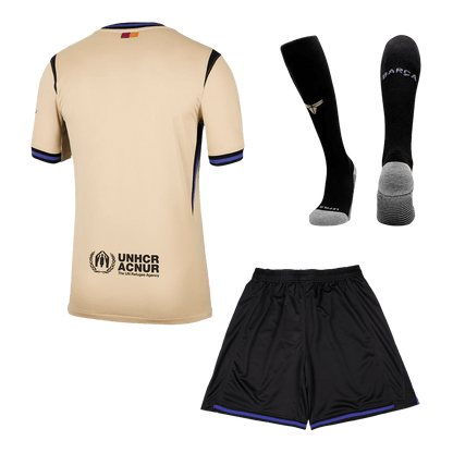 Barcelona Trikot Komplett-Set Auswärts 2025/26
