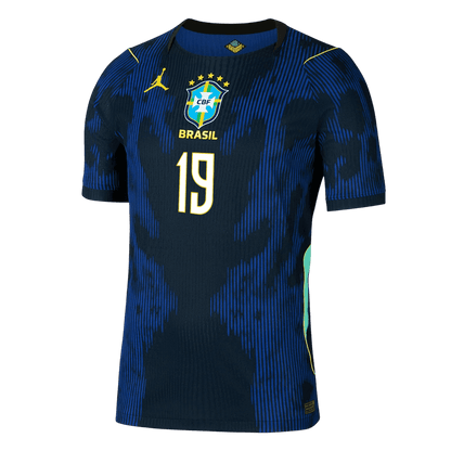 Brazil World Cup Player Version Trikot Auswärts 2026 ENDRICK #19 Slim Fit