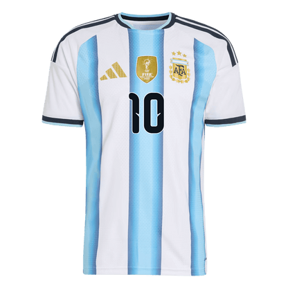 Argentina World Cup Player Version Trikot Heim 2026 MESSI #10 Slim Fit