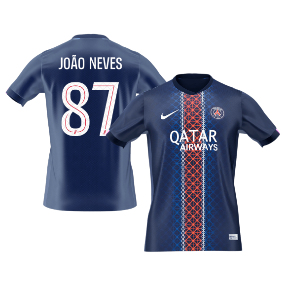 PSG Trikot Heim 2025/26 JOÃO NEVES #87 [PREMIUM]