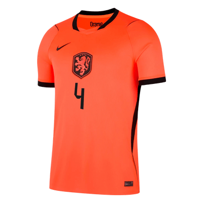 Netherlands World Cup Trikot Heim 2026 VIRGIL #4