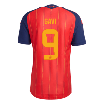 Spain World Cup Player Version Trikot Heim 2026 GAVI	 #9 Slim Fit