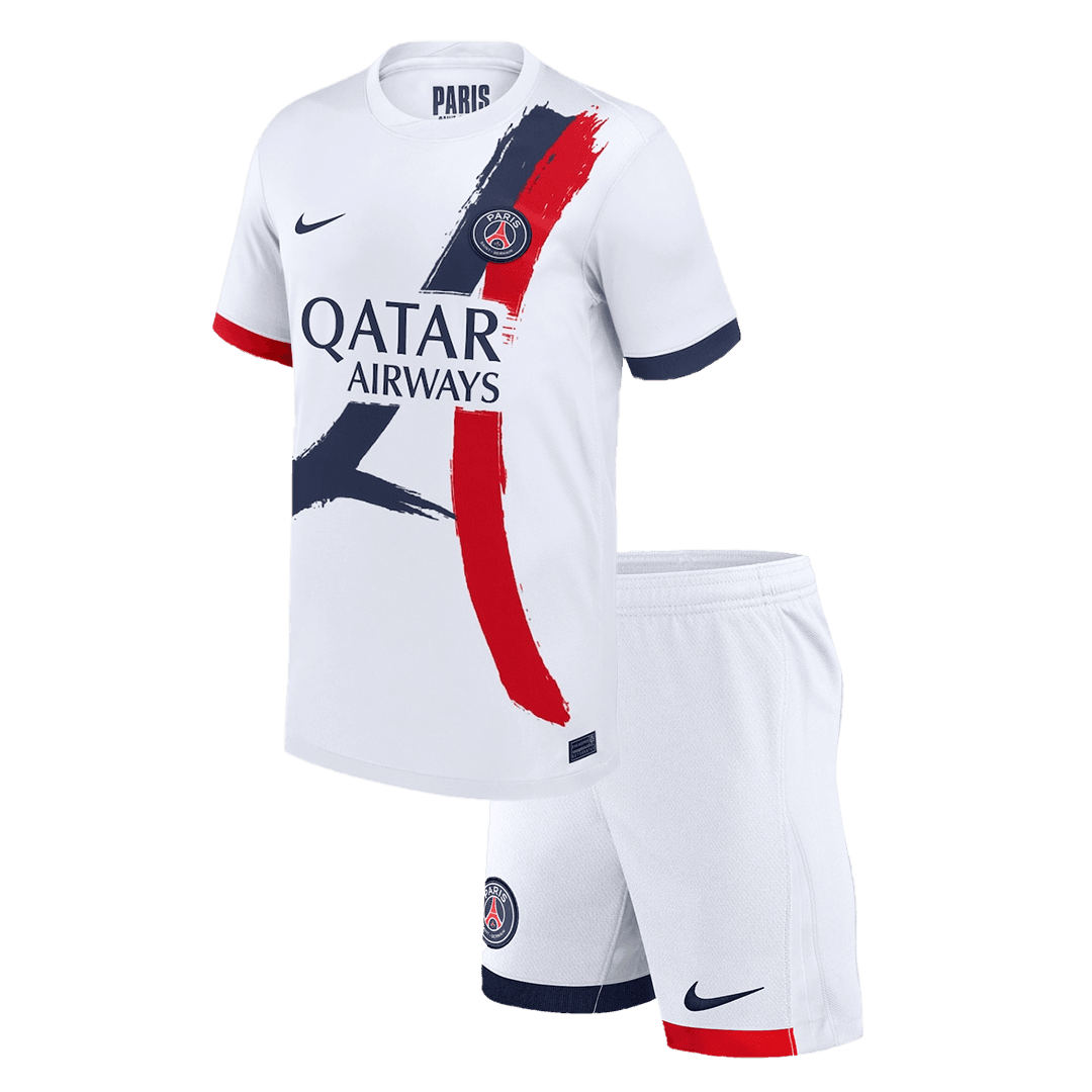 PSG Kinder Trikot Set Auswärts 2024/25