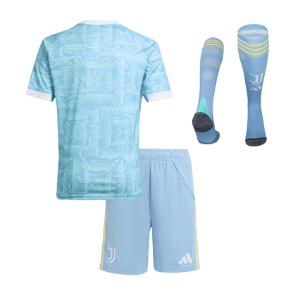Juventus Kinder Trikot Komplett-Set Auswärts 2025/26