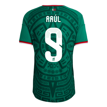 Mexico World Cup Player Version Trikot Heim 2026 Raúl #9 Slim Fit