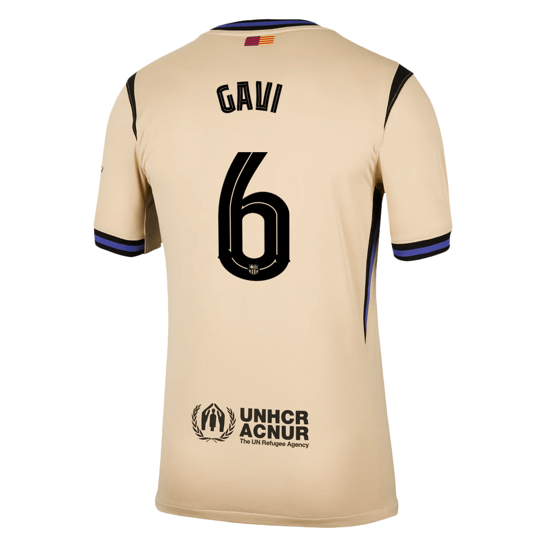 Barcelona Trikot Auswärts 2025/26 UCL GAVI #6