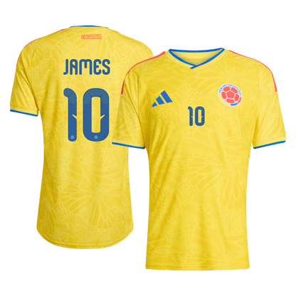 Colombia World Cup Player Version Trikot Heim 2026 JAMES #10 Slim Fit
