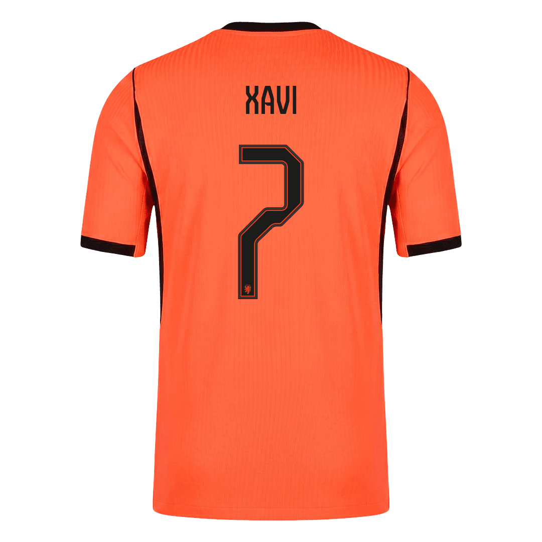 Netherlands World Cup Player Version Trikot Heim 2026 XAVI #7 Slim Fit